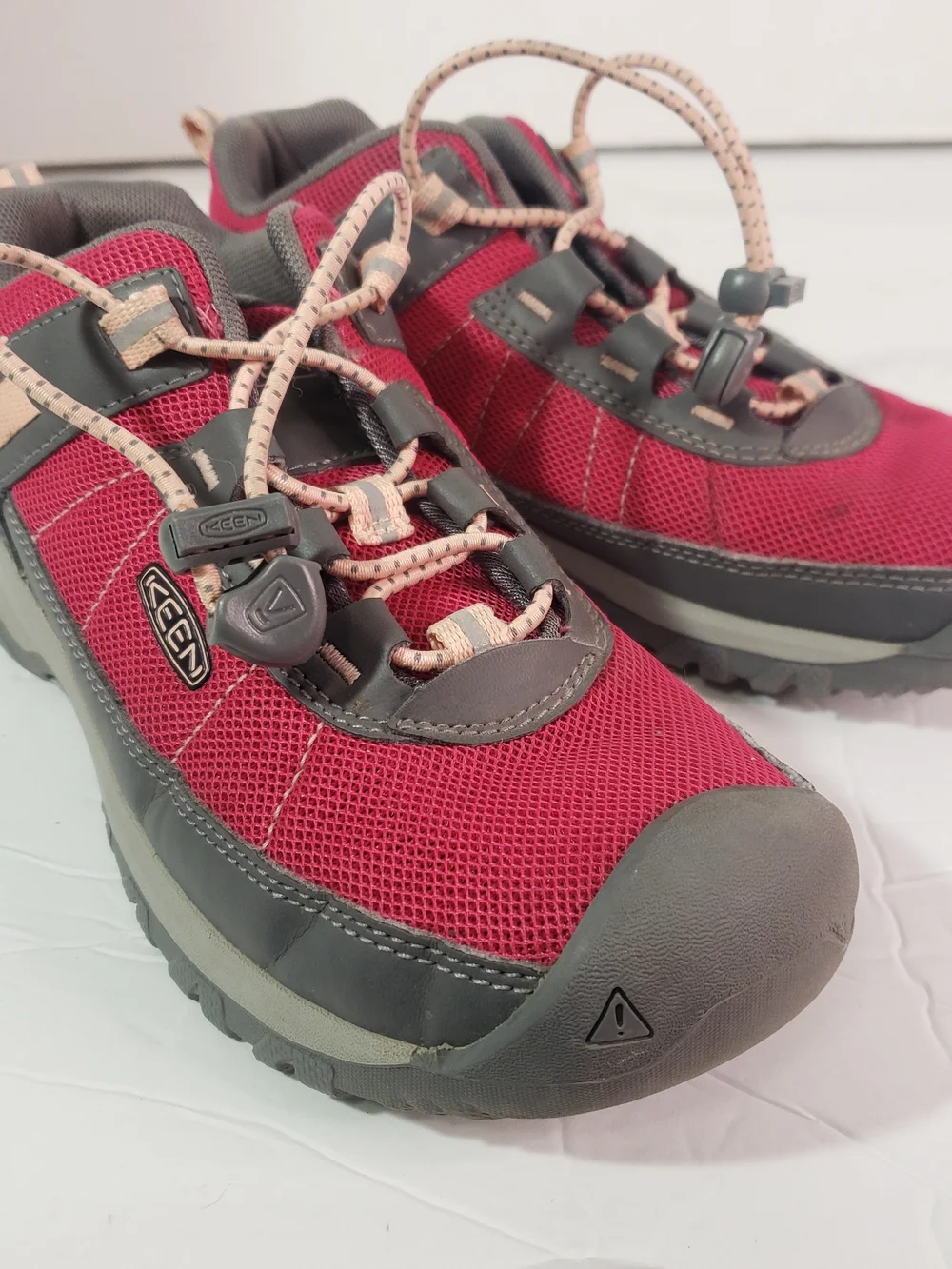 KEEN Targhee Sport Girls Dark Pink/Grey Trail Hiking Sneakers Sz: 2